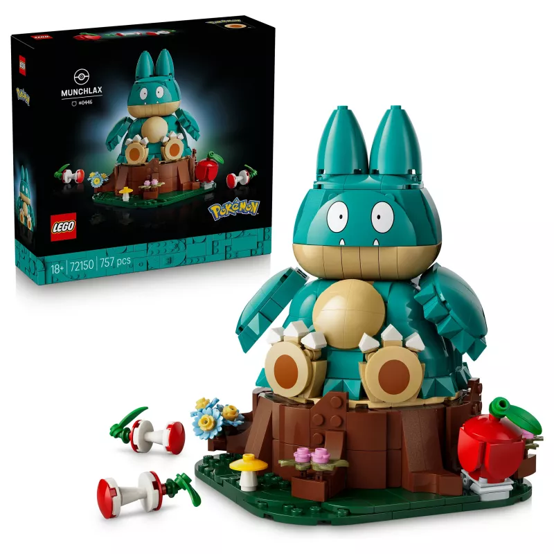 LEGO Pokémon 72150 Munchlax Buildable Figure (823 klocki, wiek 10+)