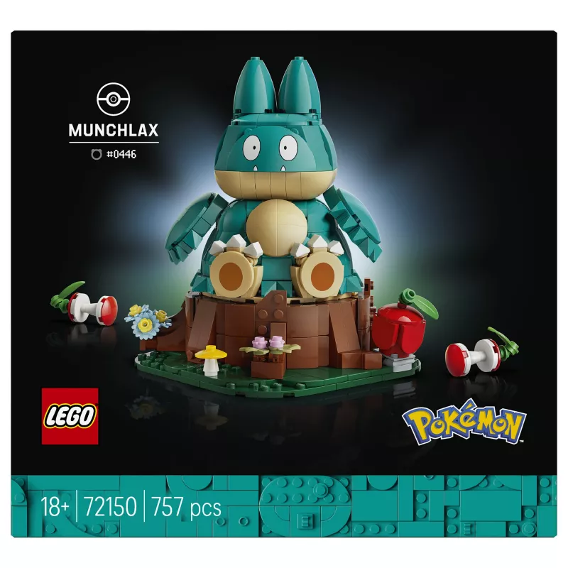 LEGO Pokémon 72150 Munchlax Buildable Figure (823 klocki, wiek 10+)