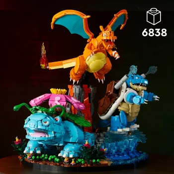 LEGO Pokemon 72153 Venusaur, Charizard i Blastoise