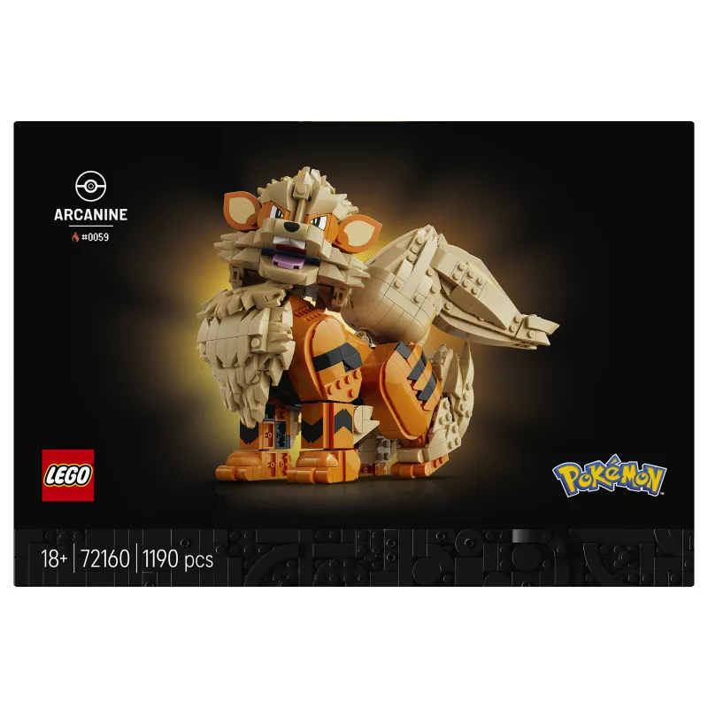 LEGO Pokémon Arcanine Zestaw klocków konstrukcyjnych (72160)