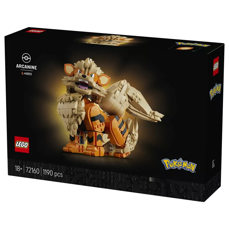 LEGO Pokémon Arcanine Zestaw klocków konstrukcyjnych (72160)