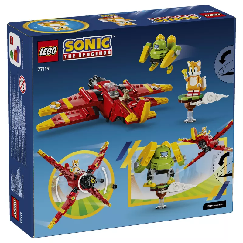 LEGO Sonic the Hedgehog 77119 Tails i Tornado-1