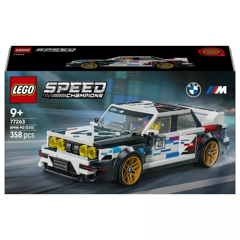 LEGO Speed Champions 77263 BMW M3 (E30) Zestaw konstrukcyjny samochód wyścigowy