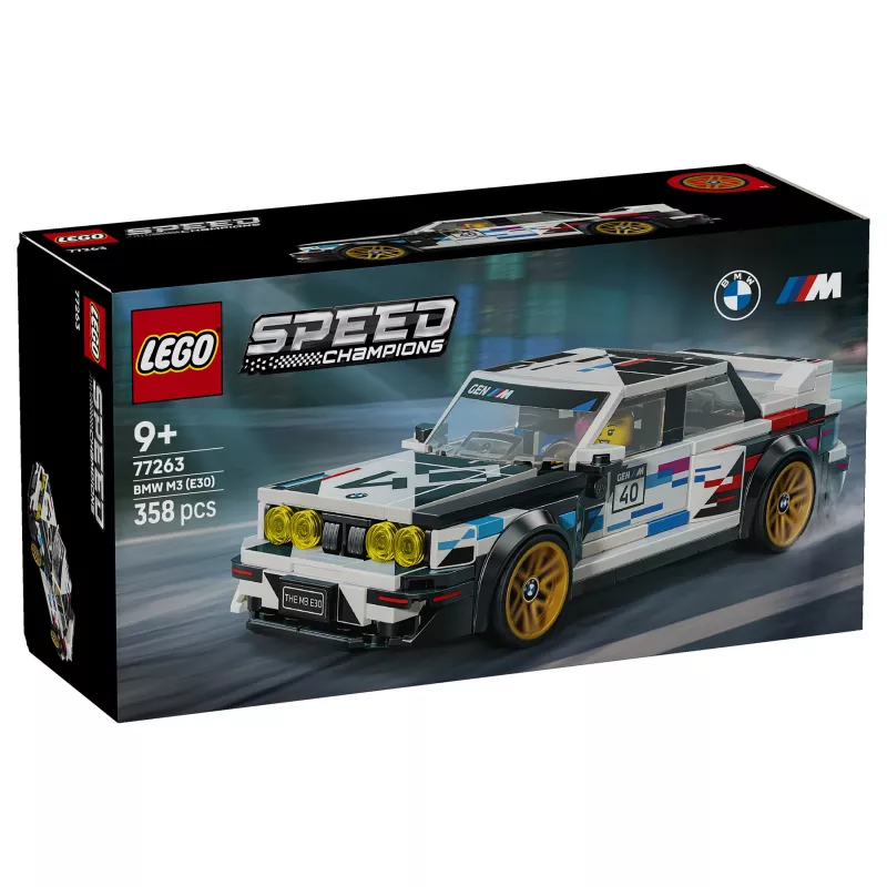 LEGO Speed Champions 77263 BMW M3 (E30) Zestaw konstrukcyjny samochód wyścigowy