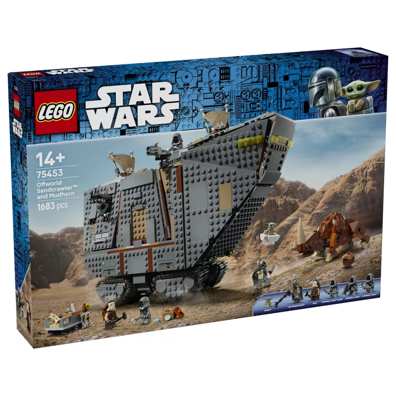 LEGO Star Wars Sandcrawler i Mudhorn z planety Offworld 75453