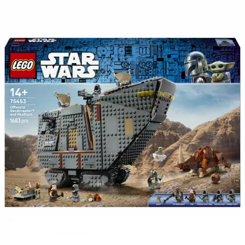 LEGO Star Wars Sandcrawler i Mudhorn z planety Offworld 75453