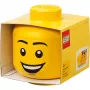 LEGO Storage Head Happy Boy Mały Żółty 2 Litry
