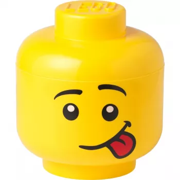 Pojemnik LEGO Storage Head Silly Duży Żółty 8.5L w kształcie głowy minifigurki