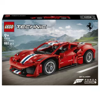 LEGO Technic 42235 Ferrari 488 Pista Model samochodu wyścigowego