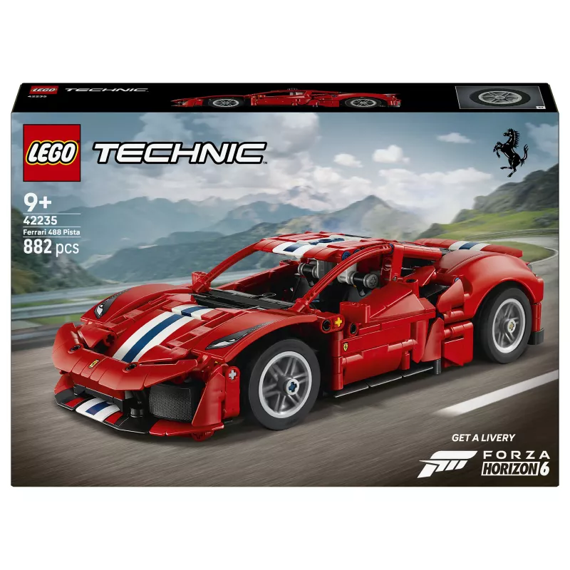 LEGO Technic 42235 Ferrari 488 Pista Model samochodu wyścigowego