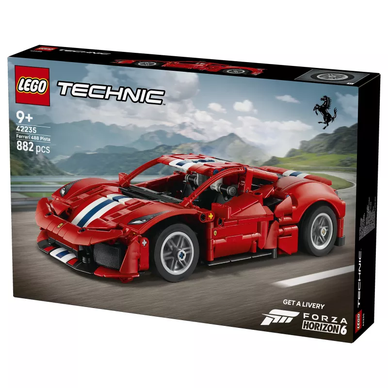 LEGO Technic 42235 Ferrari 488 Pista Model samochodu wyścigowego