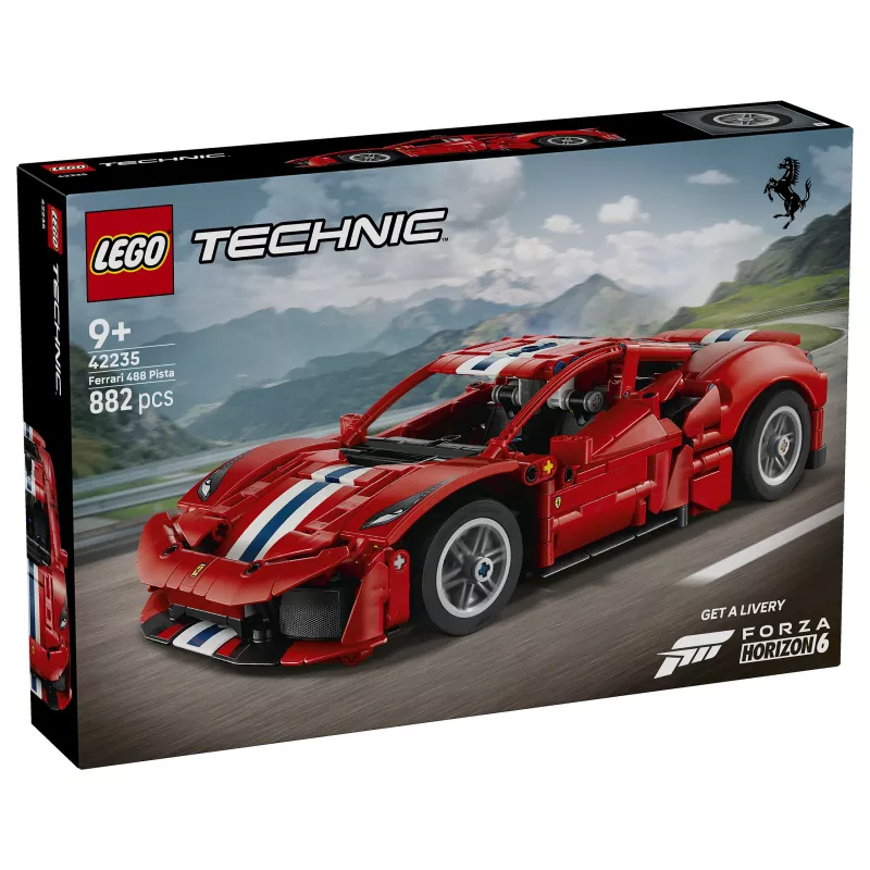 LEGO Technic 42235 Ferrari 488 Pista Model samochodu wyścigowego