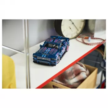 LEGO Technic 42236 Ford Mustang GT Custom Garage Race Car Building Set - 544 Pieces, 2 Pull-Back Motors, AR App, Ages 9+