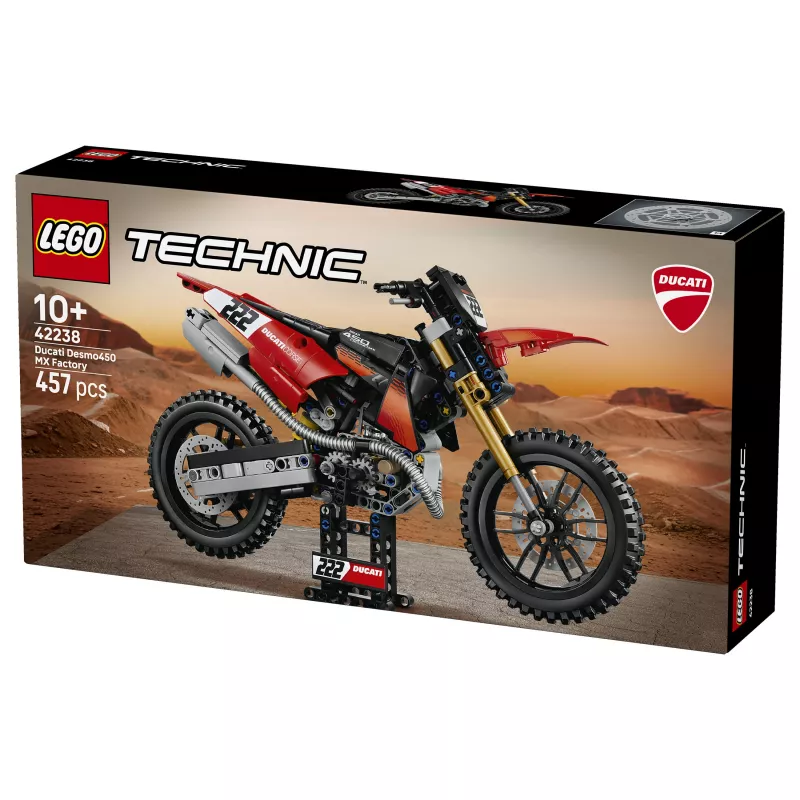 LEGO Technic 42238 Ducati Desmo450 MX Factory Motorcycle