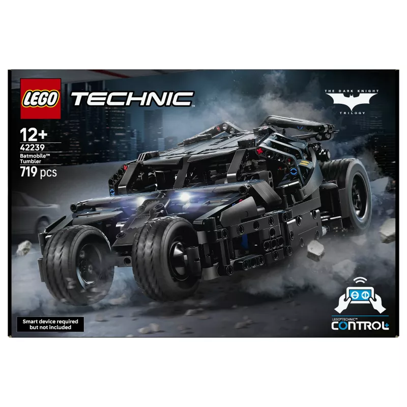 LEGO Technic 42239 Batmobile Tumbler - 1360-elementowy zaawansowany zestaw konstrukcyjny dla dzieci i dorosłych