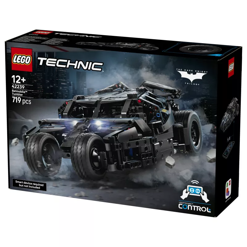 LEGO Technic 42239 Batmobile Tumbler - 1360-elementowy zaawansowany zestaw konstrukcyjny dla dzieci i dorosłych