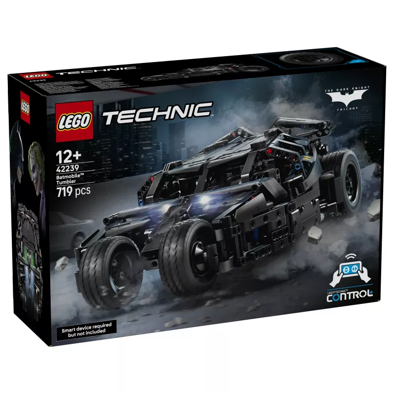 LEGO Technic 42239 Batmobile Tumbler - 1360-elementowy zaawansowany zestaw konstrukcyjny dla dzieci i dorosłych