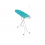LEH LEIFHEIT AirBoard M Compact Deska do prasowania z technologią Thermo-Reflect, 120 x 38 cm, regulowana wysokość 75-88 cm, lekka rama EPP, biały/niebieski