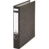 Leitz 1050 Standard segregator dźwigniowy A4 52 mm czarny z tektury pochodzącej z recyklingu ze szczelinami, otworem na palec, metalowymi narożnikami ochronnymi 1050-50-95