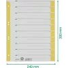 LEITZ A4 przekładki żółte 160 g/m² 25 sztuk 16523015