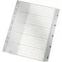 LEITZ A4 Extra Wide PP Index Dividers 1-5, szare z zapisywalną okładką 1283-00-85