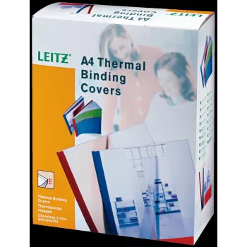 Leitz A4 okładka do oprawy termicznej przezroczysta 40 arkuszy 80 g/m² do 177182, 17784 (177160)