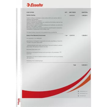 LEITZ Esselte Standardowa koszulka na dokumenty A4, polipropylen, krystalicznie przezroczysta, 0,06 mm, otwór górny, bezpieczna dla dokumentów, wielokrotnie perforowana, wzmocniona krawędź, opakowanie 100 szt. (925008)