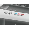 LEITZ IQ Home Office S P-4 Niszczarka do dokumentów o cięciu cząsteczkowym, 8 arkuszy, 10 l, biała (80360000)