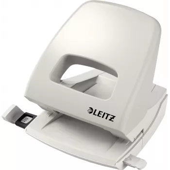 LEITZ Nexxt 5005 Metalowy Dziurkacz, Pojemność 25 Kartek, Szary 5005-00-85