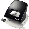 Dziurkacz biurkowy Leitz NeXXt, 30 kartek, 2 otwory, 5,5 mm, A4-A6, Folio, US-Quart, metal i plastik, czarny 5005-00-95