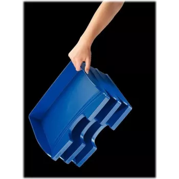 Leitz WOW pudełko do przechowywania A4 metaliczny niebieski grzbiet 70 mm Click & Store 5218-00-35