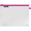 LEITZ WOW Traveller etui na zamek błyskawiczny duże, różowe, wodoodporne, A4, 1 sztuka 4026-00-23