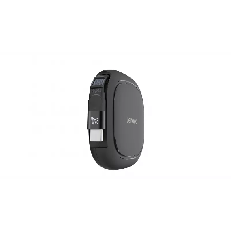 Lenovo 240W USB-C Kabel zwijany (czarny, 0,8m, USB 2.0)