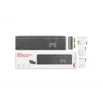 Lenovo 700 Modern Multi-Device Wireless Keyboard Lithuanian Luna Grey