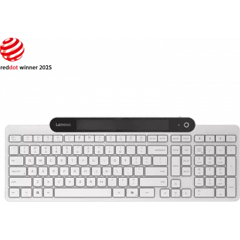 Klawiatura Bluetooth Lenovo z funkcją samoładowania (Cloud Grey) GY41R69590