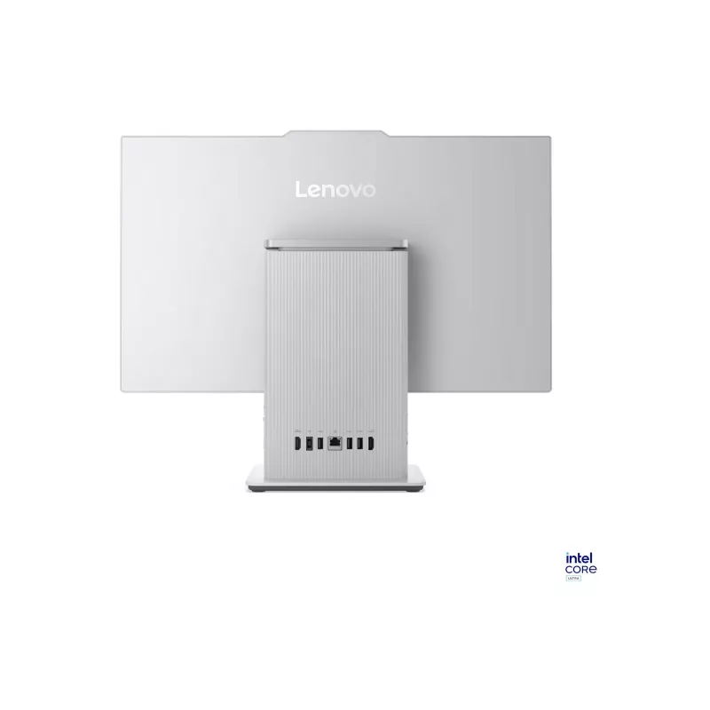 Lenovo IdeaCentre AIO 24ILL11 23.8 cala FHD All-in-One Desktop, Intel Core Ultra 7 256V, 16GB RAM, 1TB HDD + 256GB SSD, Intel Arc Graphics 140V, Windows 11 Home, klawiatura angielska, Cloud Grey, 2-letnia gwarancja