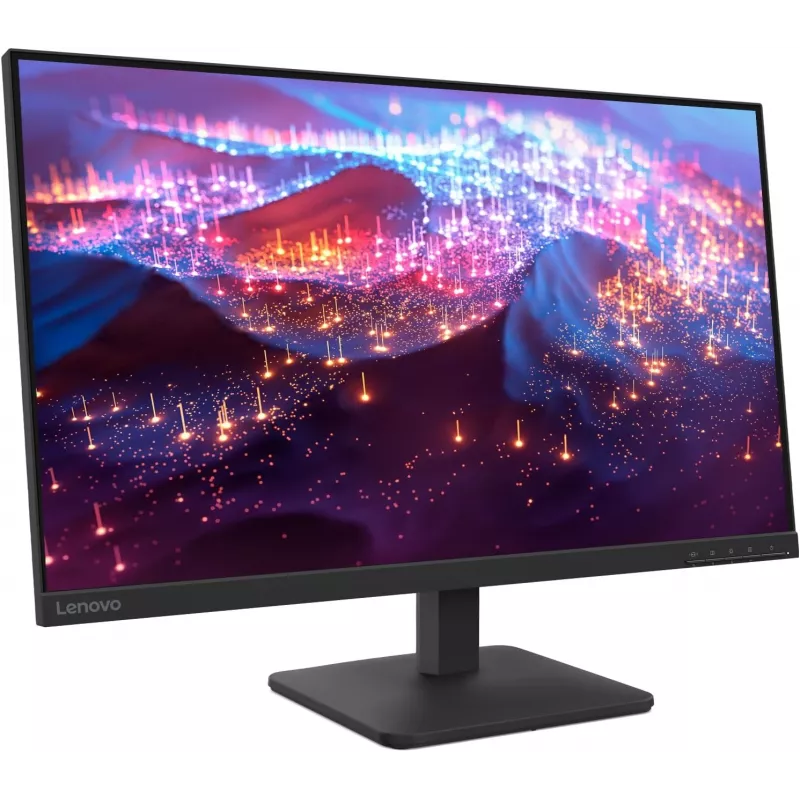 Lenovo L27-4E 27 inch Full HD IPS Monitor z AMD FreeSync, 75Hz, NearEdgeless, TÜV Eye Comfort, HDMI i DisplayPort