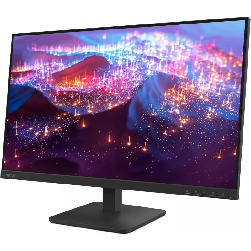 Lenovo L27-4E 27 inch Full HD IPS Monitor z AMD FreeSync, 75Hz, NearEdgeless, TÜV Eye Comfort, HDMI i DisplayPort