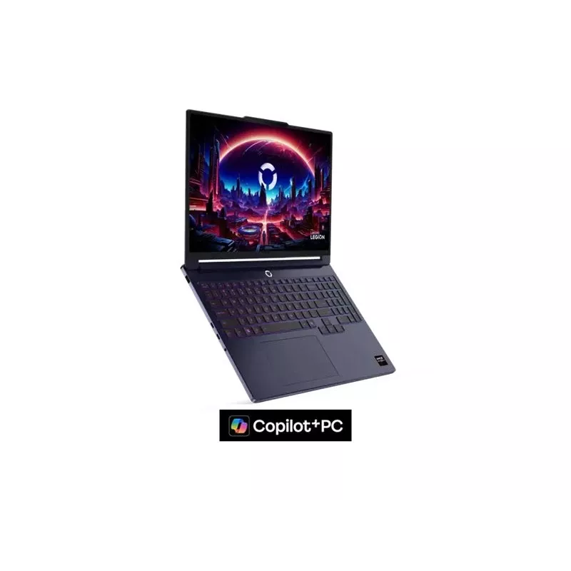 Lenovo Legion 7 16AGP11 16 inch WQXGA Laptop do gier, AMD Ryzen AI 9 HX 470, 32GB DDR5 RAM, 1TB NVMe SSD, NVIDIA GeForce RTX 5070 12GB, Windows 11 Home, Podświetlana klawiatura angielska, Nebula, 2-letnia gwarancja
