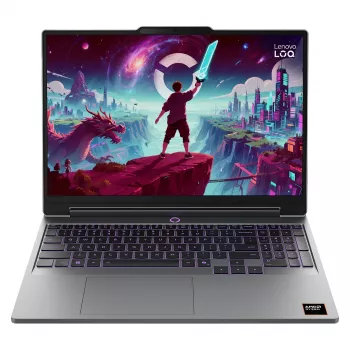Lenovo LOQ 15AHP11 Laptop do gier, 15,6 cala FHD IPS 144Hz, AMD Ryzen 7 250, 16GB DDR5, 512GB SSD, NVIDIA GeForce RTX 5060, Windows 11 Home, Szary