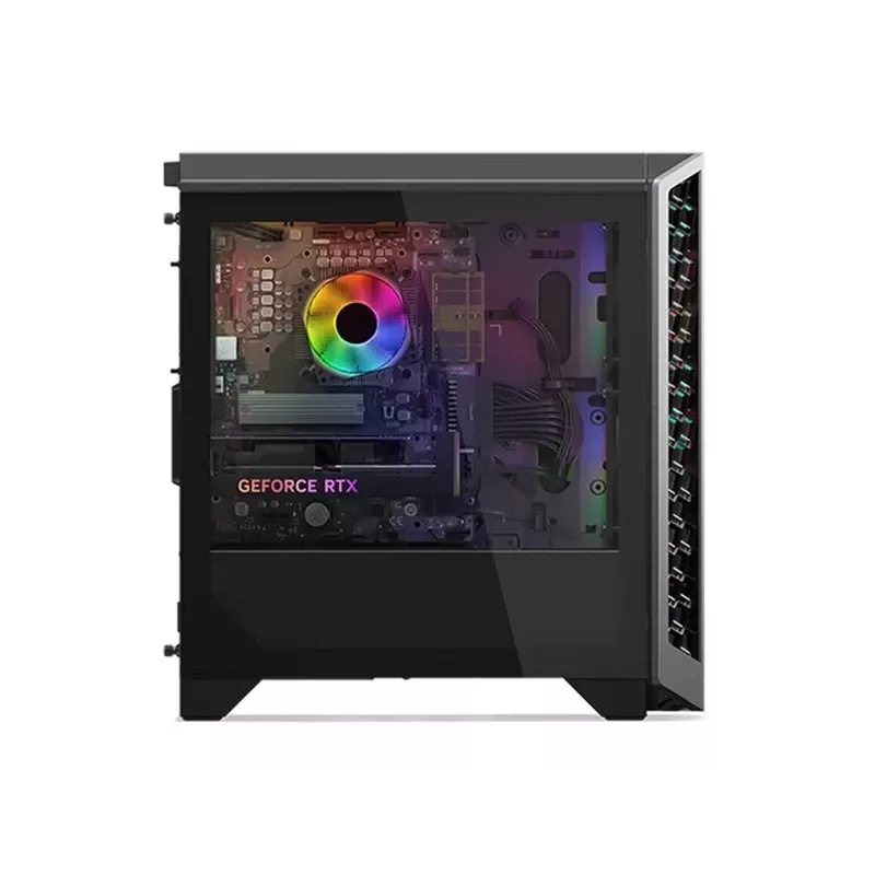 Lenovo LOQ Tower 26ADR10 Gaming Desktop, AMD Ryzen 7 8745HX, 16GB DDR5, 1TB NVMe SSD, NVIDIA GeForce RTX 5050 8GB, Windows 11 Home, 2-Year Warranty, Raven Black