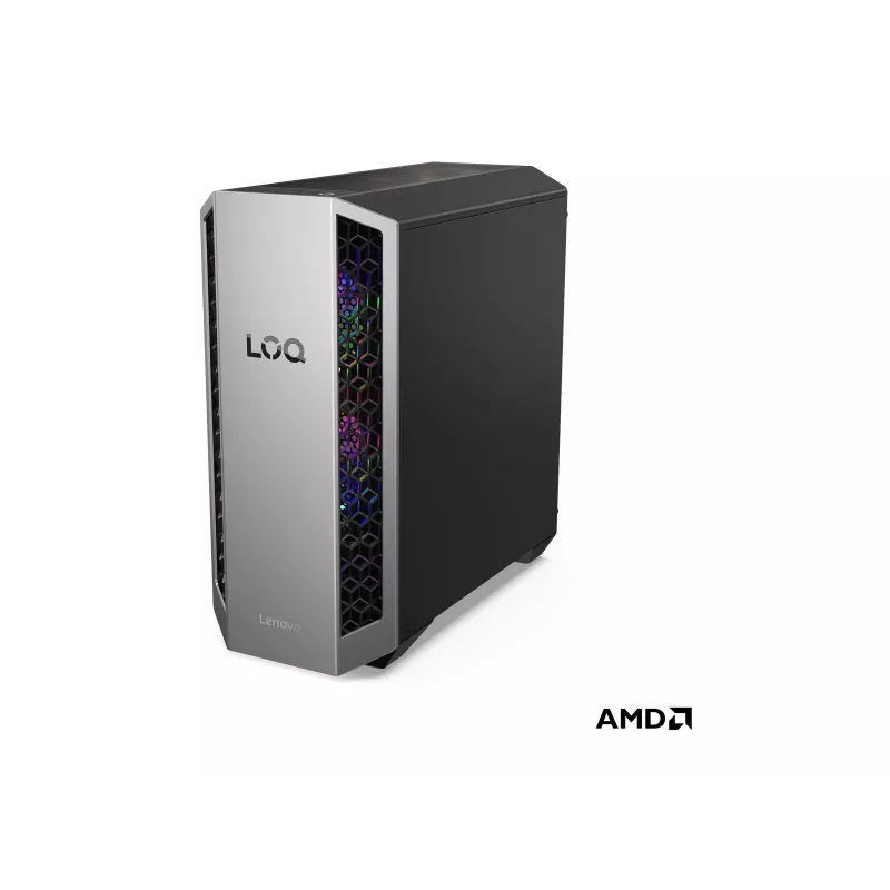 Lenovo LOQ Tower 26ADR10 Komputer stacjonarny gamingowy (AMD Ryzen 9 8945HX, 16GB DDR5, 1TB SSD, NVIDIA GeForce RTX 5070 12GB, Windows 11 Home)
