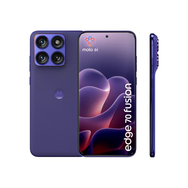 Lenovo Motorola Edge 70 Fusion 8GB 256GB XT-2605-2 6,78 inch pOLED 4500nits IP68 IP69 MIL-STD DS 7000mAh 68W TC CG7i PANTONE Orient Blue