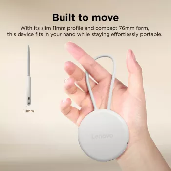 Lenovo Slim USB-C Hub GX91V16416 koncentrator, HDMI 2.1, USB 10 Gb/s, Seashell
