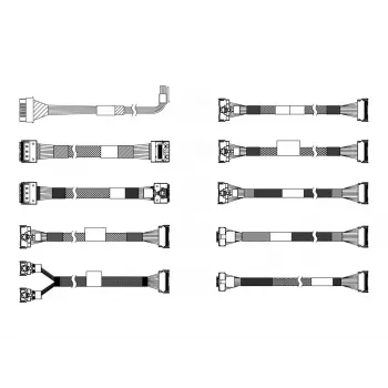 Zestaw kabli pamięci masowej Lenovo do przedniej obudowy 2,5 cala
