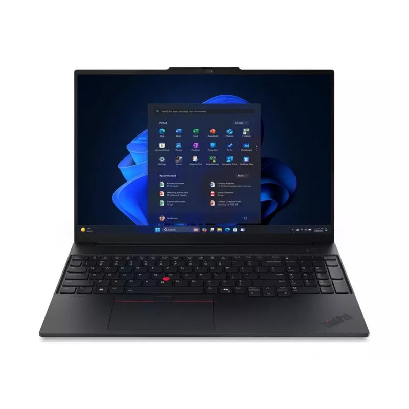 Lenovo ThinkPad E16 G4 AMD 16 calowy WUXGA IPS Laptop, AMD Ryzen AI 5 330, 16 GB DDR5, 512 GB SSD, AMD Radeon 820M Graphics, Windows 11 Pro, Czarny