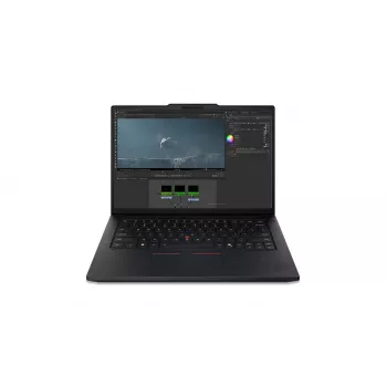 Lenovo ThinkPad P14s Gen 7 14.5 inch WUXGA Laptop, Intel Core Ultra 7 366H, 32GB RAM, 1TB SSD, NVIDIA RTX PRO 1000 Blackwell Generation 8GB, Windows 11 Pro, Nordic Backlit Keyboard, Black, Fingerprint Reader