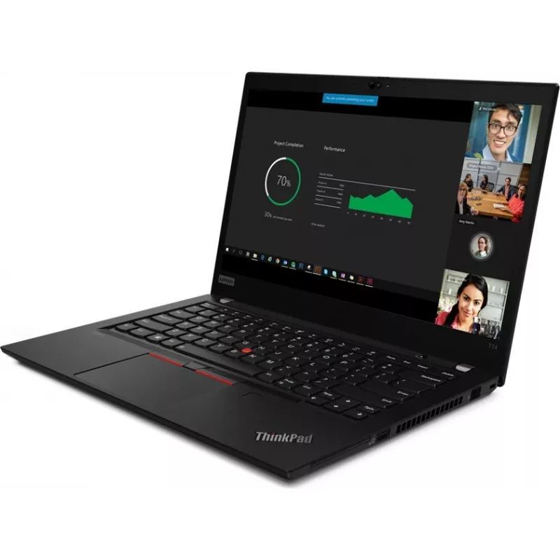 Lenovo Laptop ThinkPad T14 G2, Intel Core i5, 16GB RAM, 14 inch FHD (produkt odnowiony)