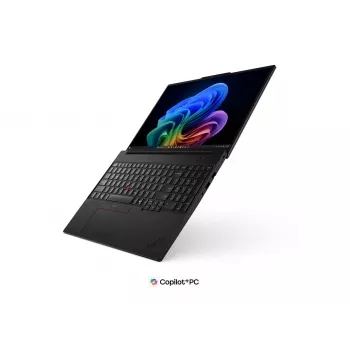 Lenovo ThinkPad T16 G5 Intel 16 calowy WUXGA IPS Laptop, Intel Core Ultra 7, 32 GB LPCAMM2 LPDDR5X, 512 GB SSD, Windows 11 Pro, Czarny
