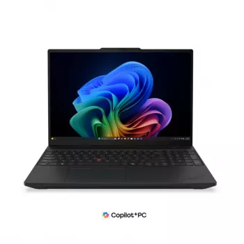 Lenovo ThinkPad T16 Gen 5 16 inch WUXGA Laptop, Intel Core Ultra 5 325U, 16GB DDR5, 512GB SSD, Intel Graphics, Windows 11 Pro, Nordic Backlit Keyboard, Black, Fingerprint Reader, 5G Upgradable, 3-Year Warranty